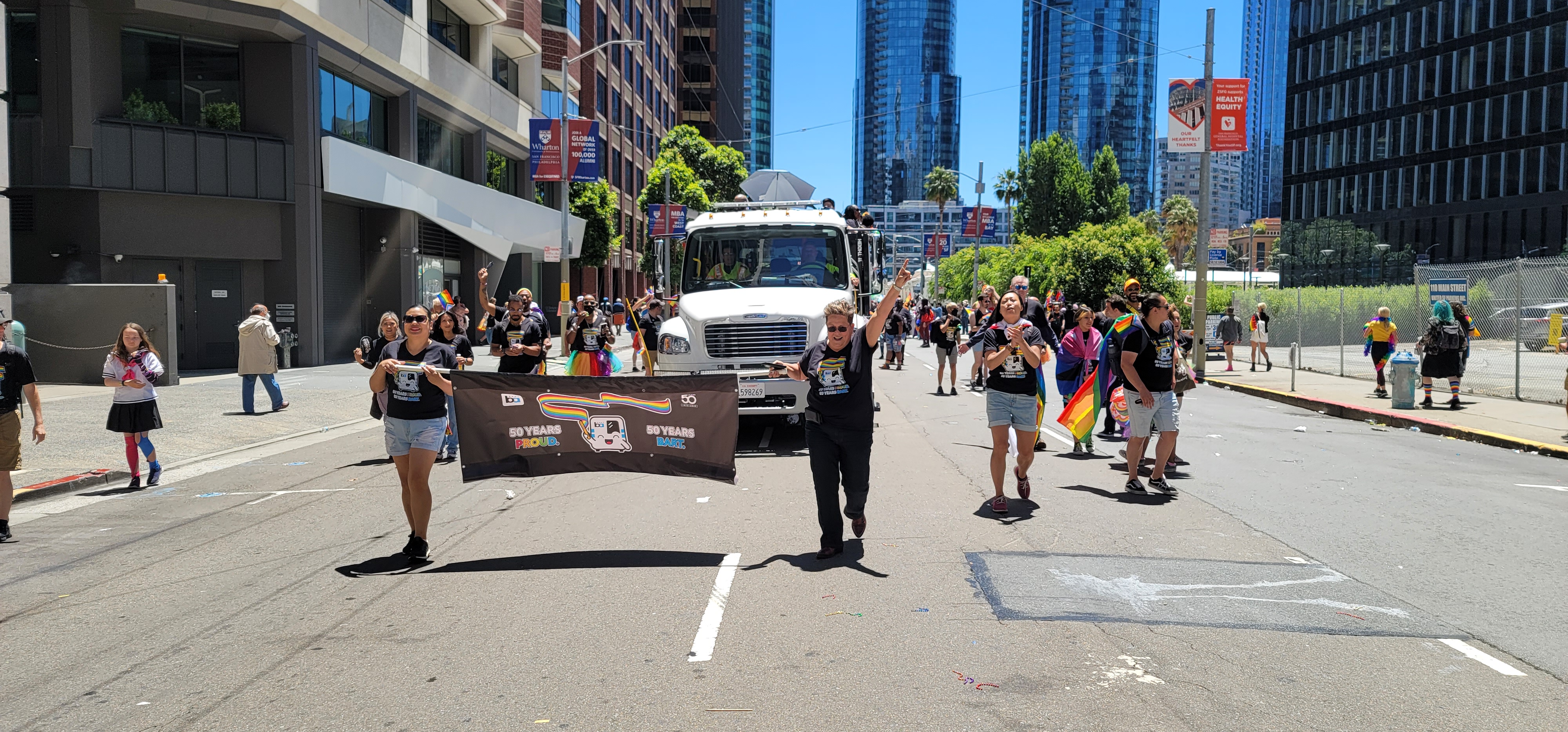 Snapshots from the 2022 San Francisco Pride Parade.  