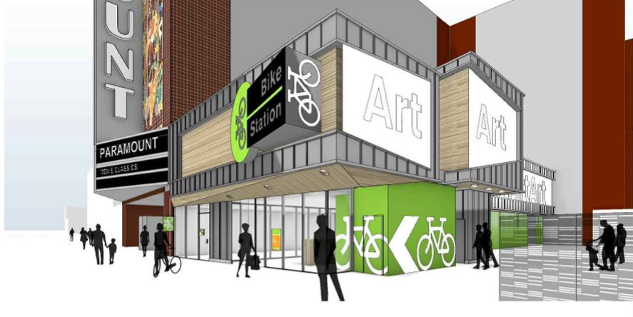 Planned 19th St bike station rendering 3