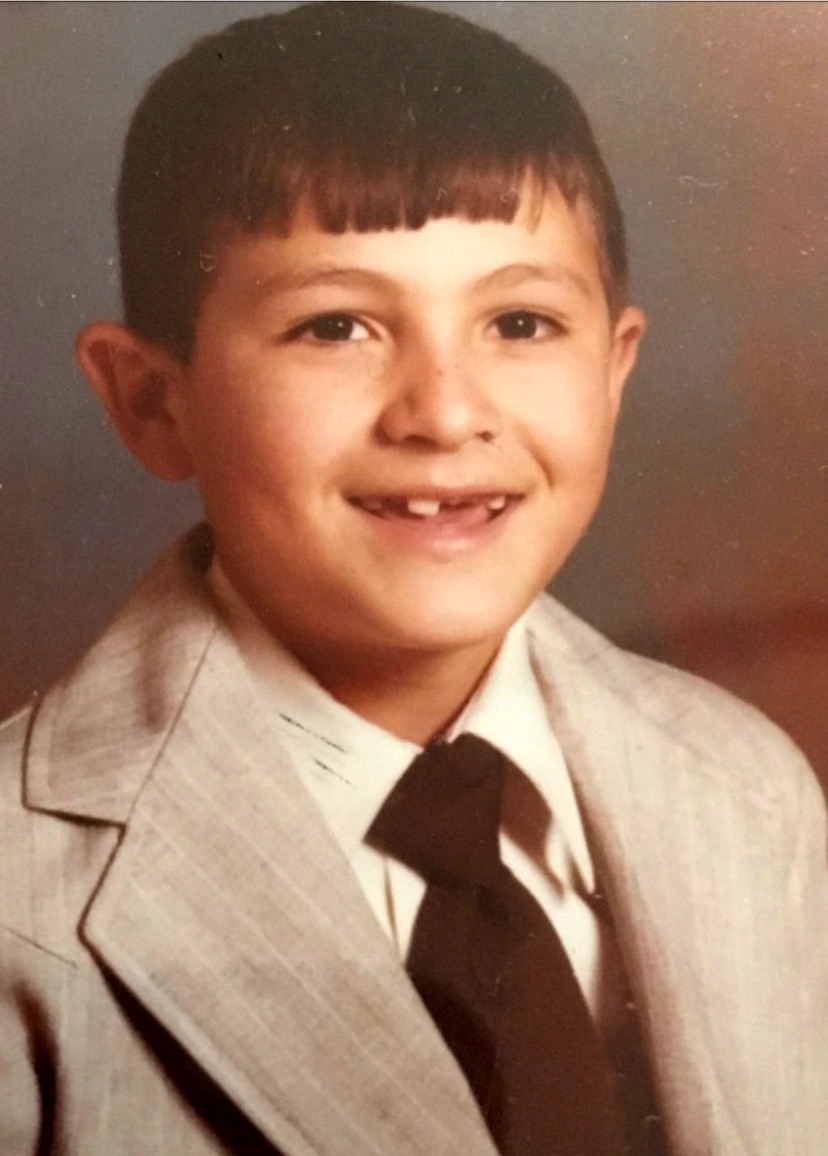 Ed Alvarez as a child