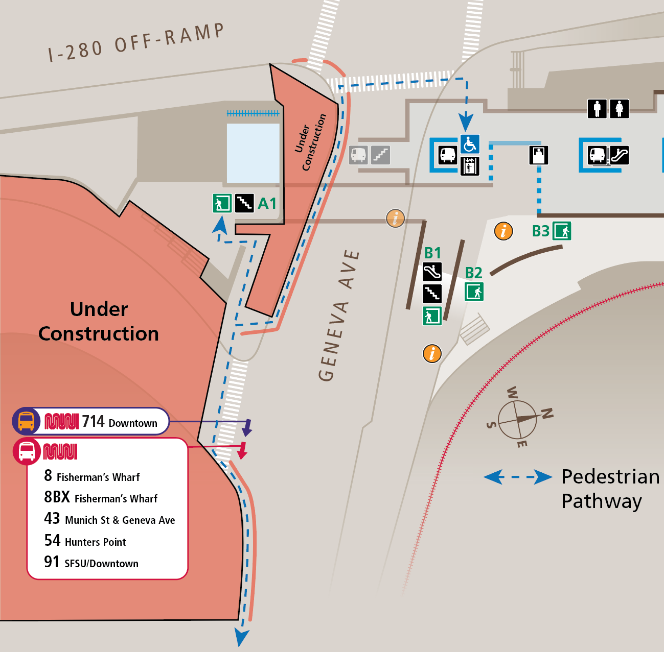 Balboa Park Station Plaza Construction starting 12/5
