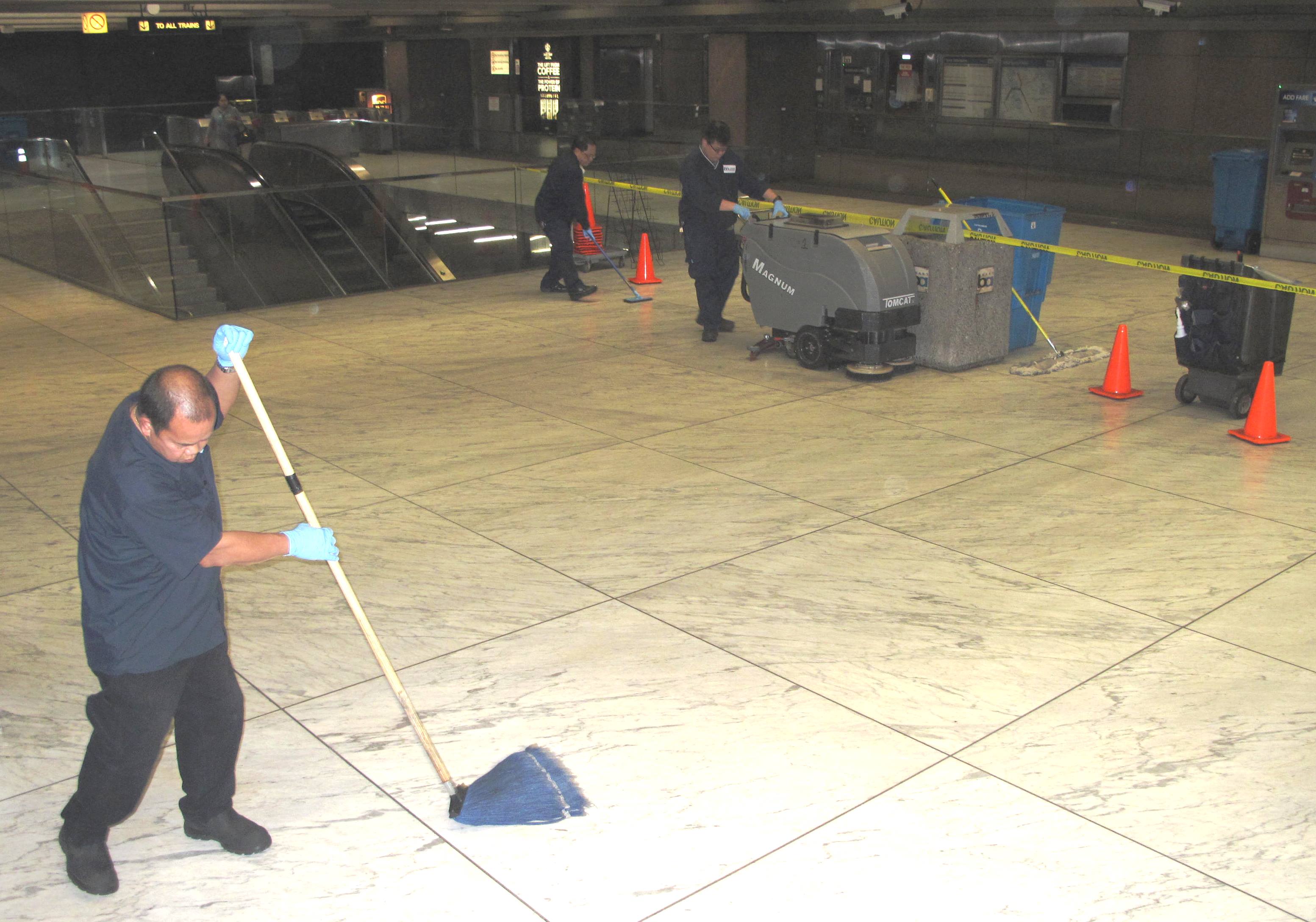 special project crew brings Embarcadero floor back to life