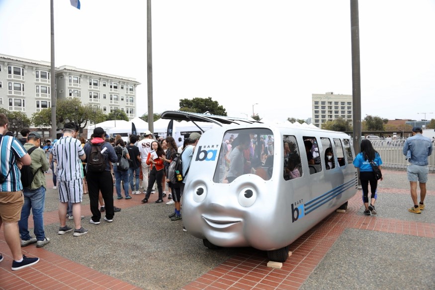 The BARTmobile at BART’s 50th Birthday Party and Family Fun Festival on Sept. 10, 2022.  