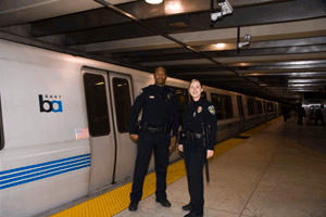 The officers at Embarcadero Station