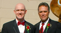 Ty (left) and Mark Carter