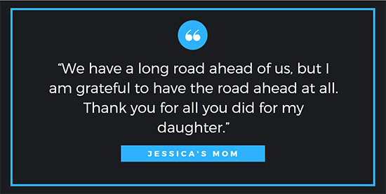 quote from Jessica's mom