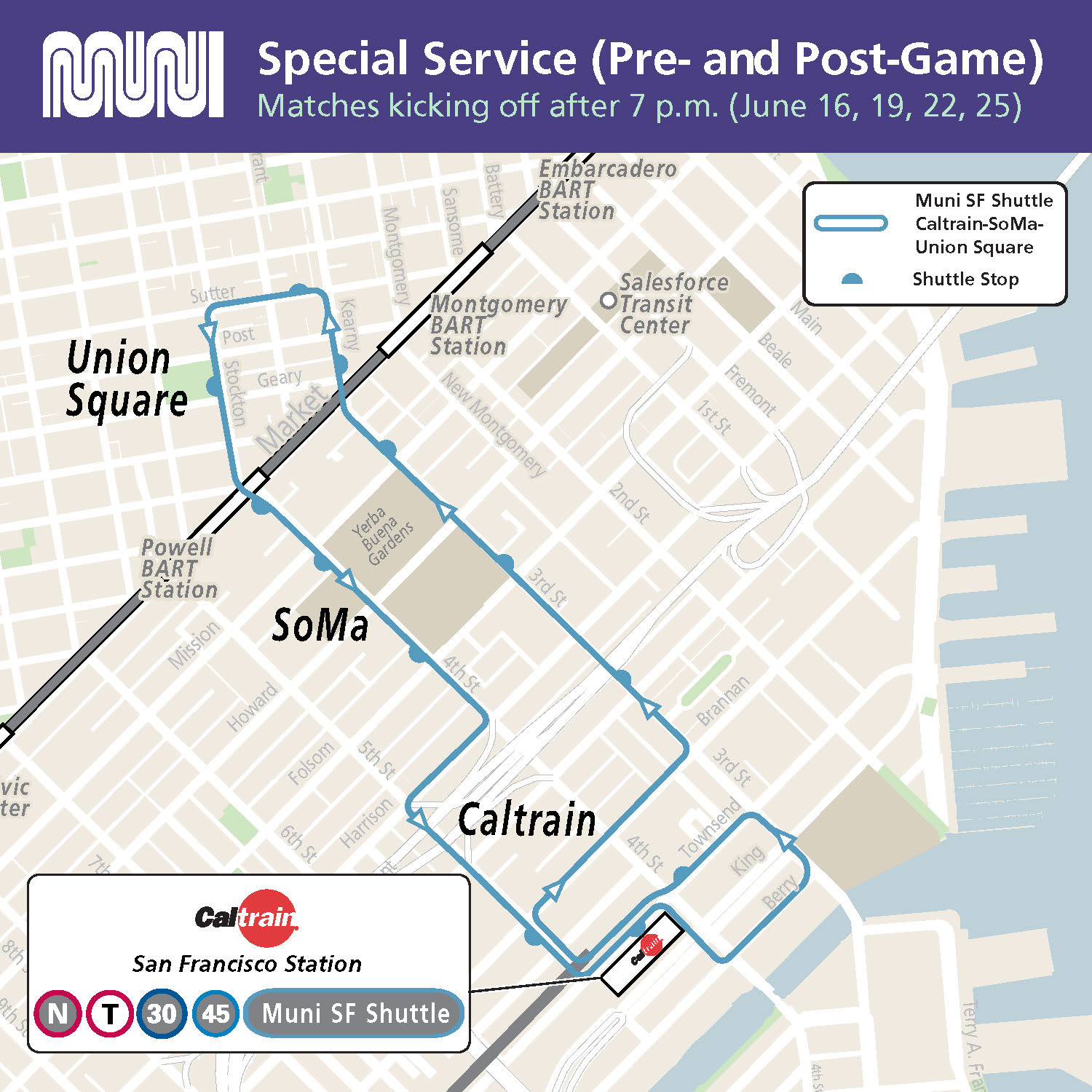 FIFA Muni special service rider guide
