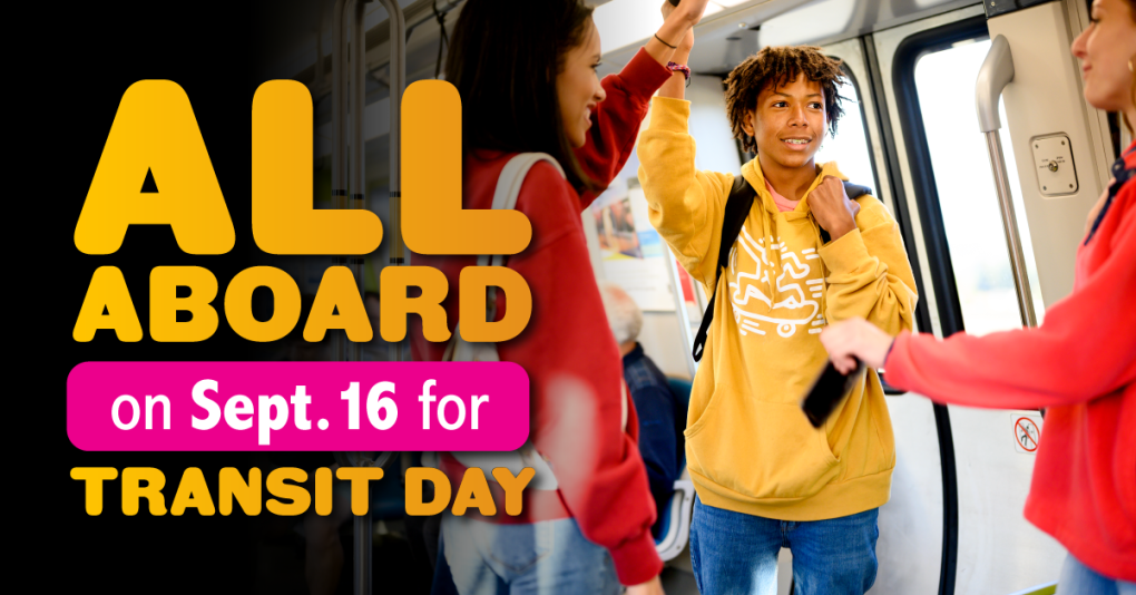 All Aboard Transit Day is Sept 16, 2023
