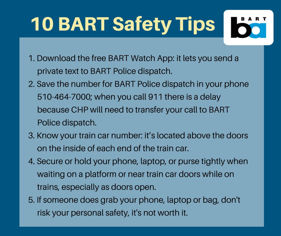 Safety tips (first 5)