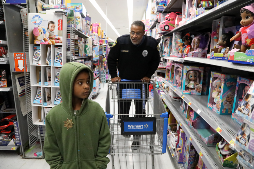 Eighth annual Shop with a Cop brings joy to children in need