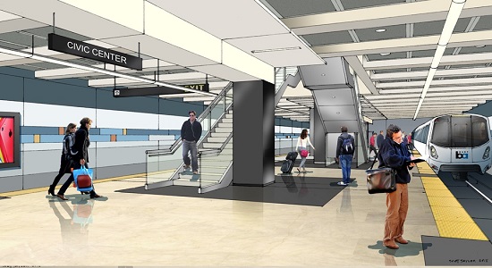 Civic Center Station mod mockup