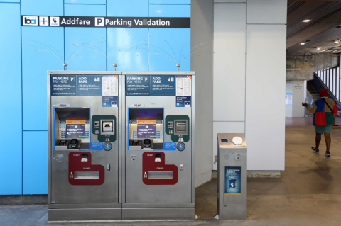 El Cerrito Del Norte Add Fare Parking Payment Machines