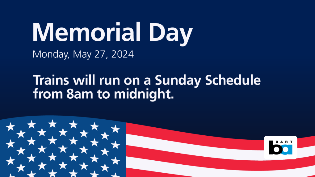 Memorial Day schedule reminder