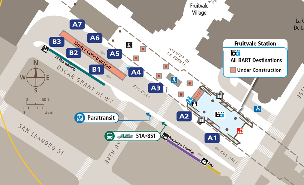 Fruitvale Station passenger loading zone impacts