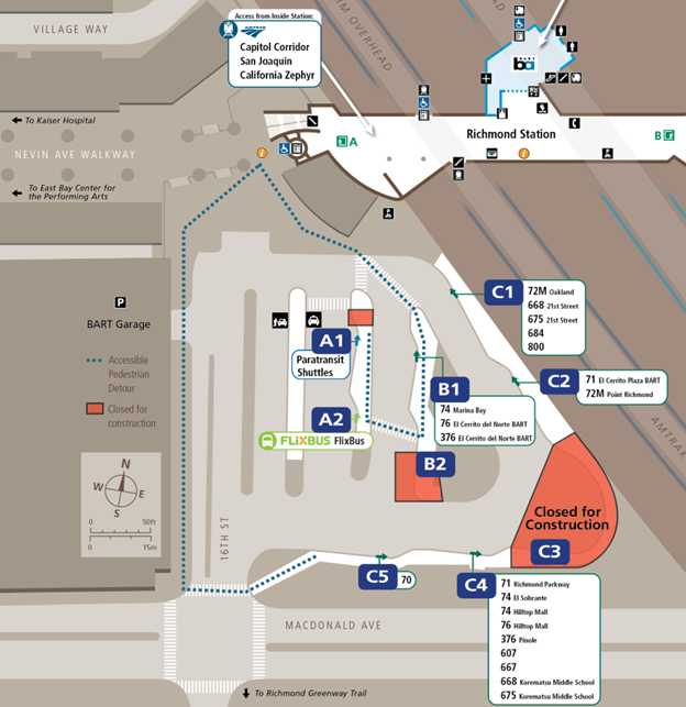 Richmond Station bus stop changes