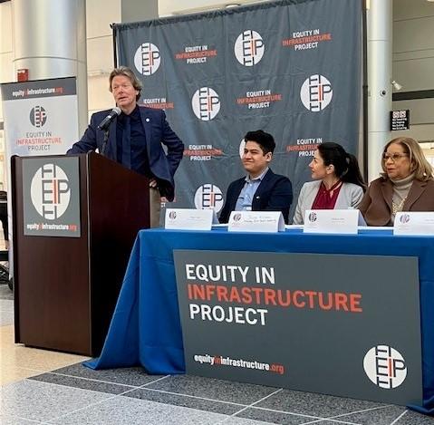 BART GM Bob Powers speaks at the Equity in Infrastructure pledge signing