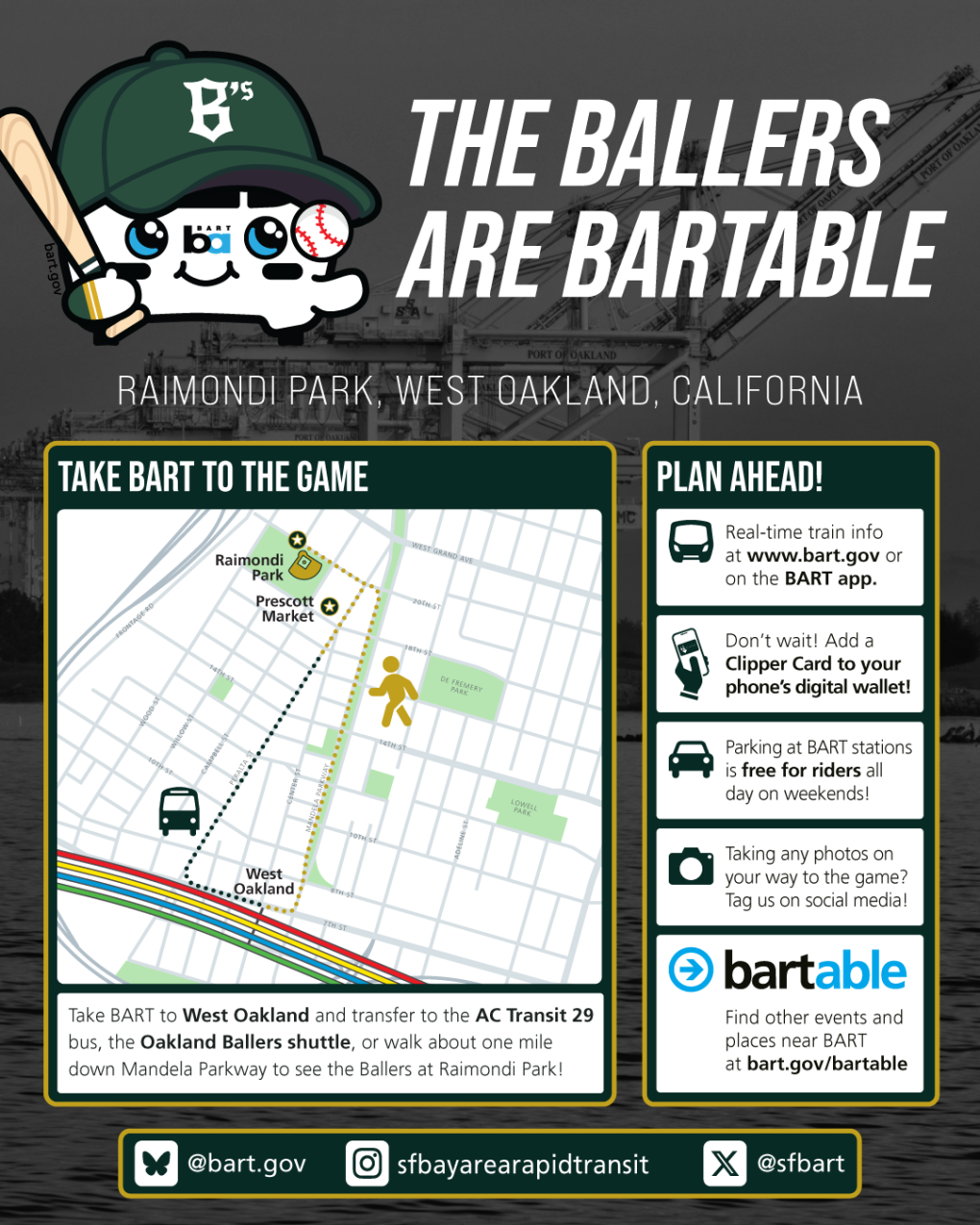 Oakland Ballers rider guide