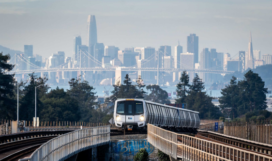 View from Rockridge Station